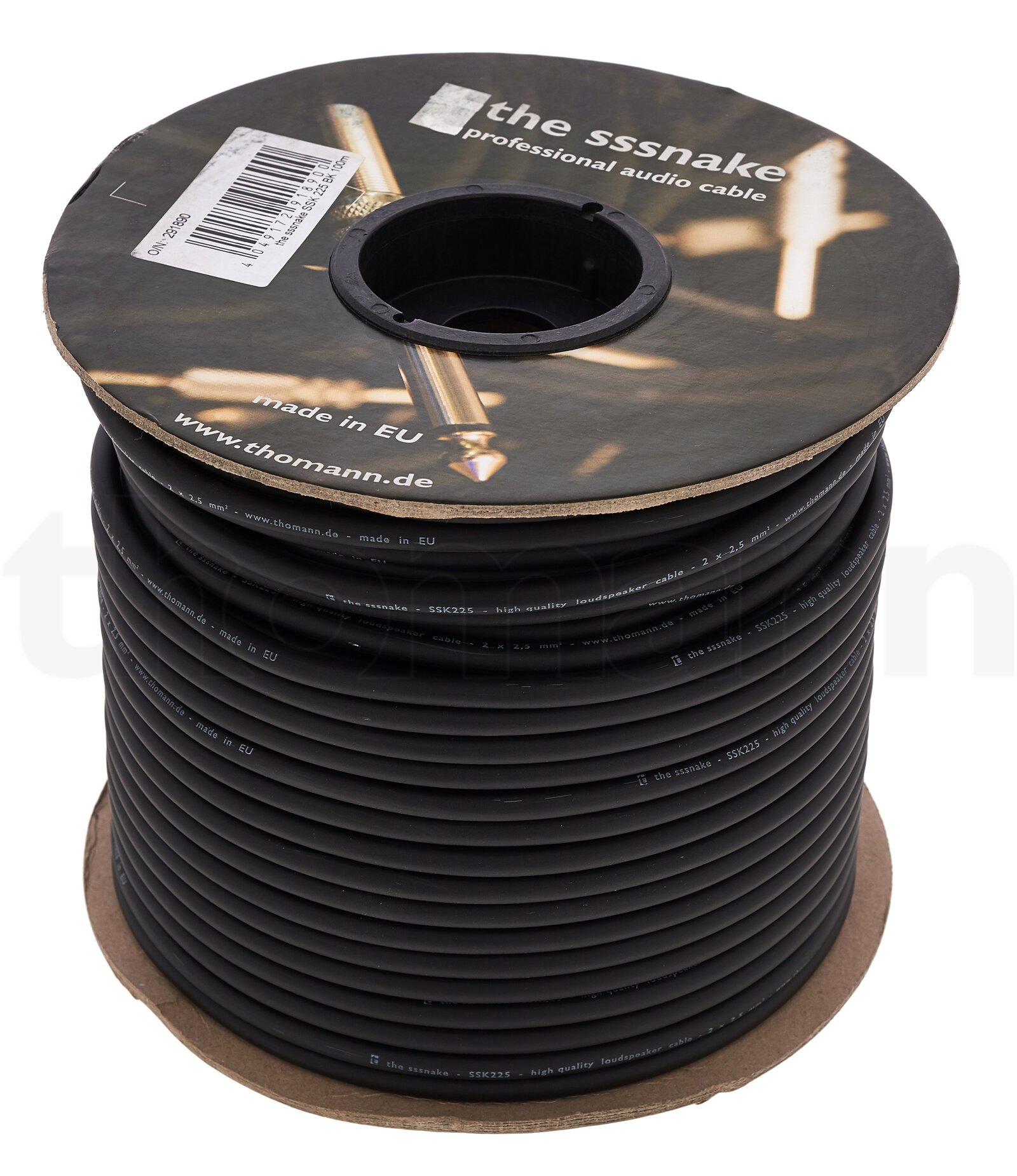 כבל אודיו the sssnake SSK 225 BK 100m 2 כבל אודיו the sssnake SSK 225 BK 100m — תמונה 2