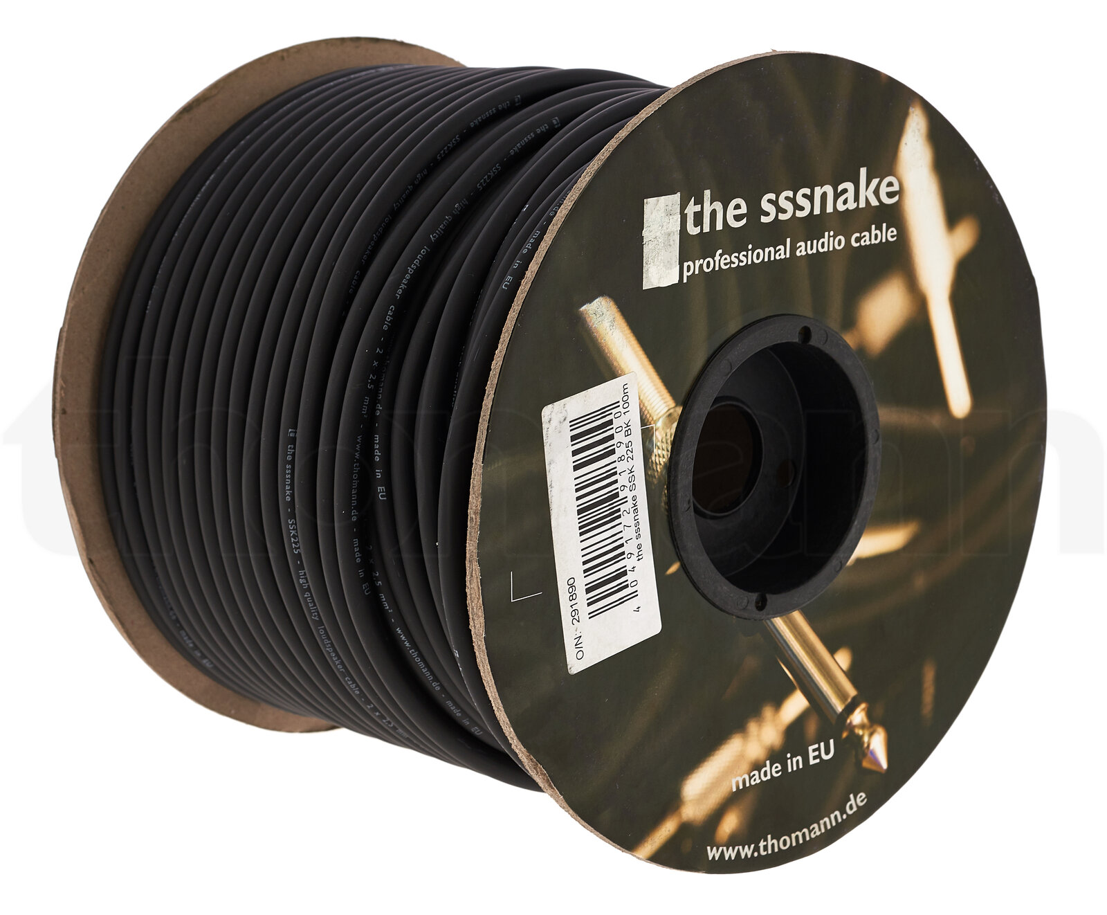 כבל אודיו the sssnake SSK 225 BK 100m 5 כבל אודיו the sssnake SSK 225 BK 100m — תמונה 5