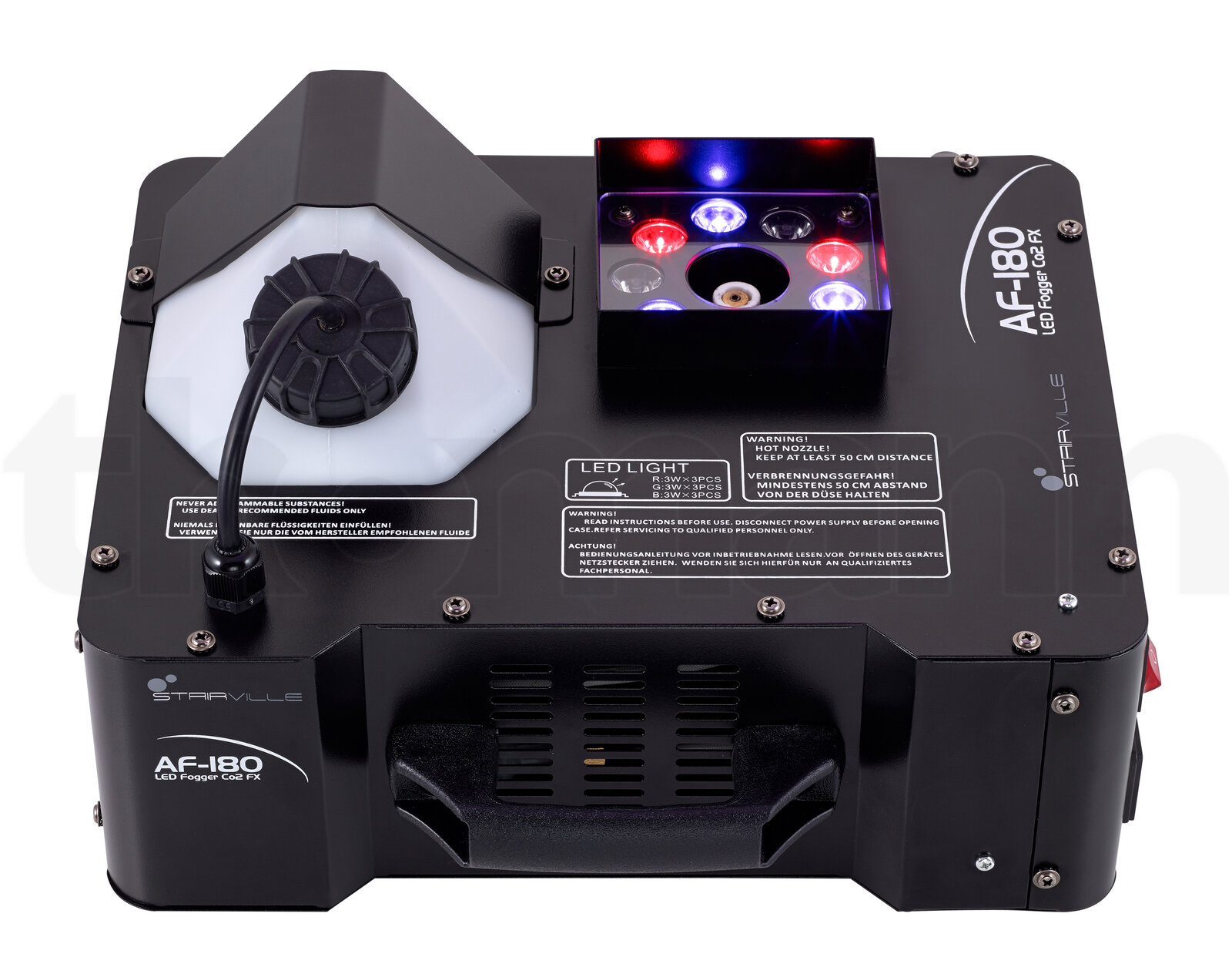 אפקט תאורה Stairville AF-180 LED Fogger Co2 F Bundle 3 אפקט תאורה Stairville AF-180 LED Fogger Co2 F Bundle — תמונה 3