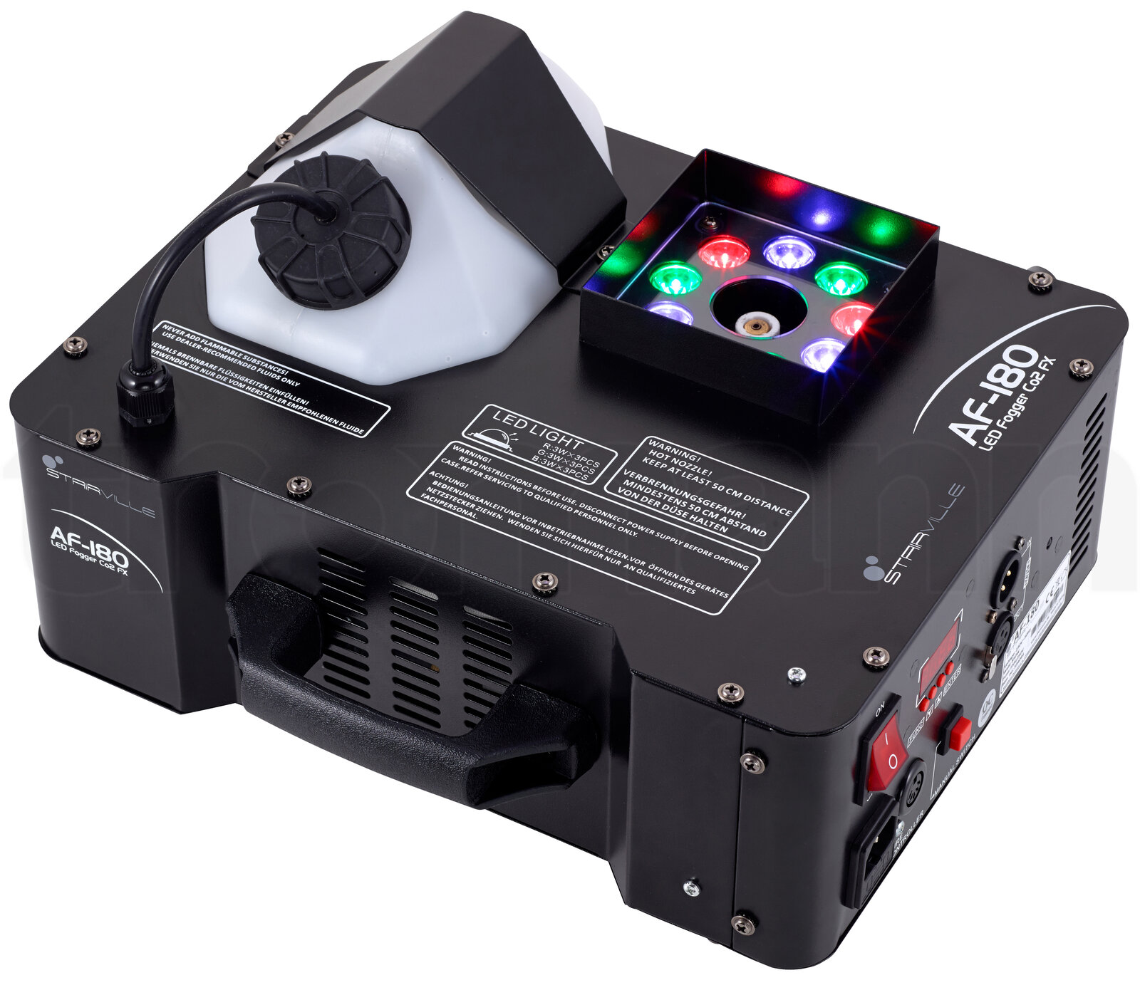 אפקט תאורה Stairville AF-180 LED Fogger Co2 F Bundle 2 אפקט תאורה Stairville AF-180 LED Fogger Co2 F Bundle — תמונה 2