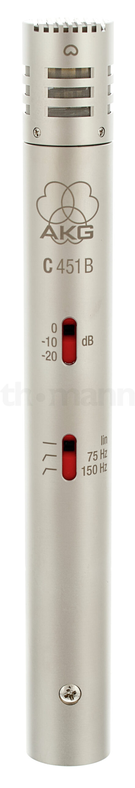 מיקרופון קונדנסר ממברנה קטנה AKG C 451 B 2 מיקרופון קונדנסר ממברנה קטנה AKG C 451 B — תמונה 2