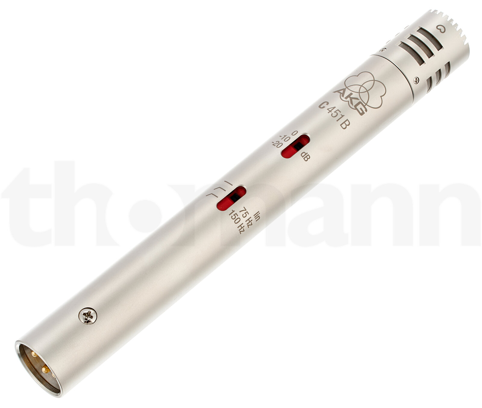 מיקרופון קונדנסר ממברנה קטנה AKG C 451 B 3 מיקרופון קונדנסר ממברנה קטנה AKG C 451 B — תמונה 3