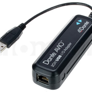 כרטיס קול Dante AVIO USB IO Adapter 2×2