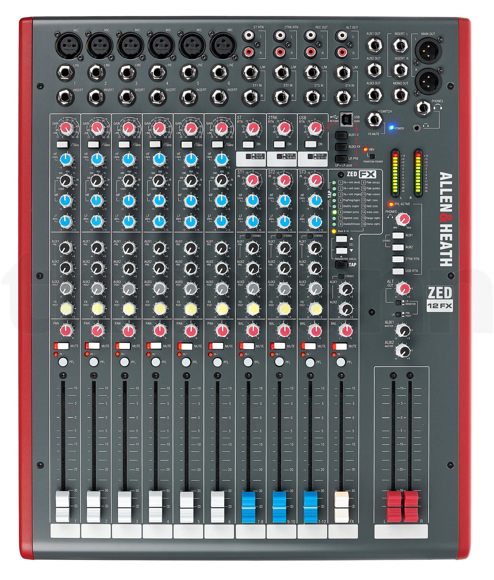 מיקסר Allen & Heath ZED-12FX 6 מיקסר Allen & Heath ZED-12FX — תמונה 6