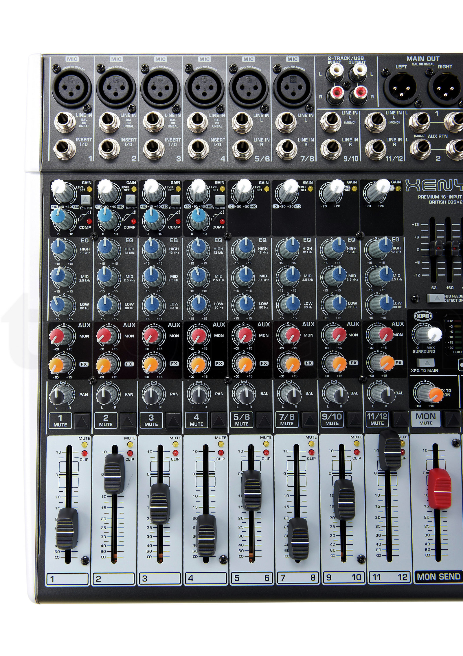 מיקסר Behringer Xenyx X1222 USB Bundle 6 מיקסר Behringer Xenyx X1222 USB Bundle — תמונה 6