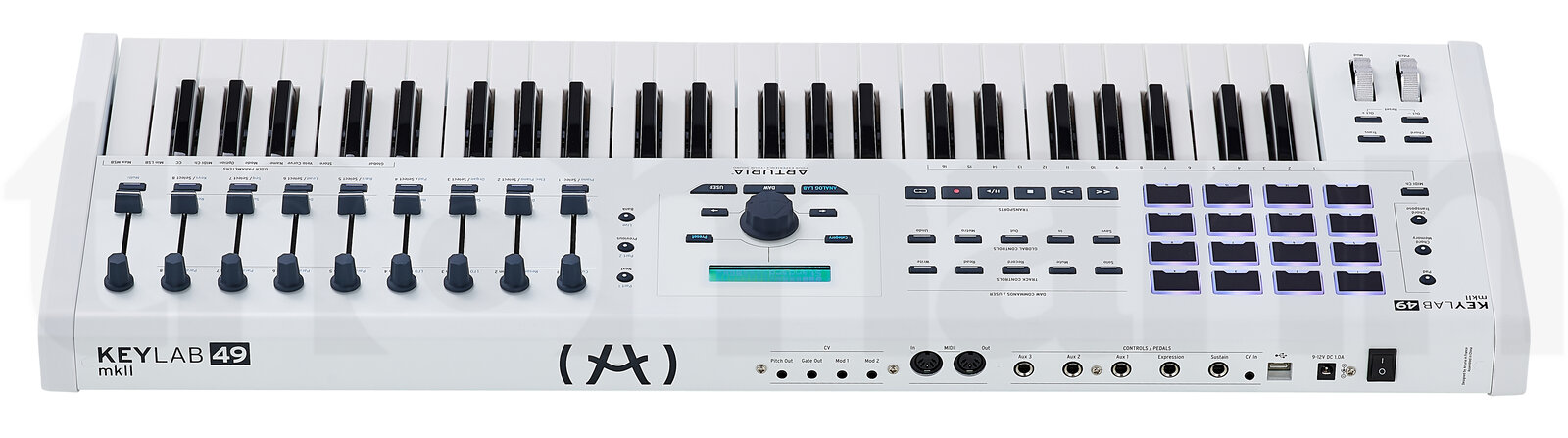 מקלדת שליטה MIDI Arturia KeyLab MkII 49 White 5 מקלדת שליטה MIDI Arturia KeyLab MkII 49 White — תמונה 5