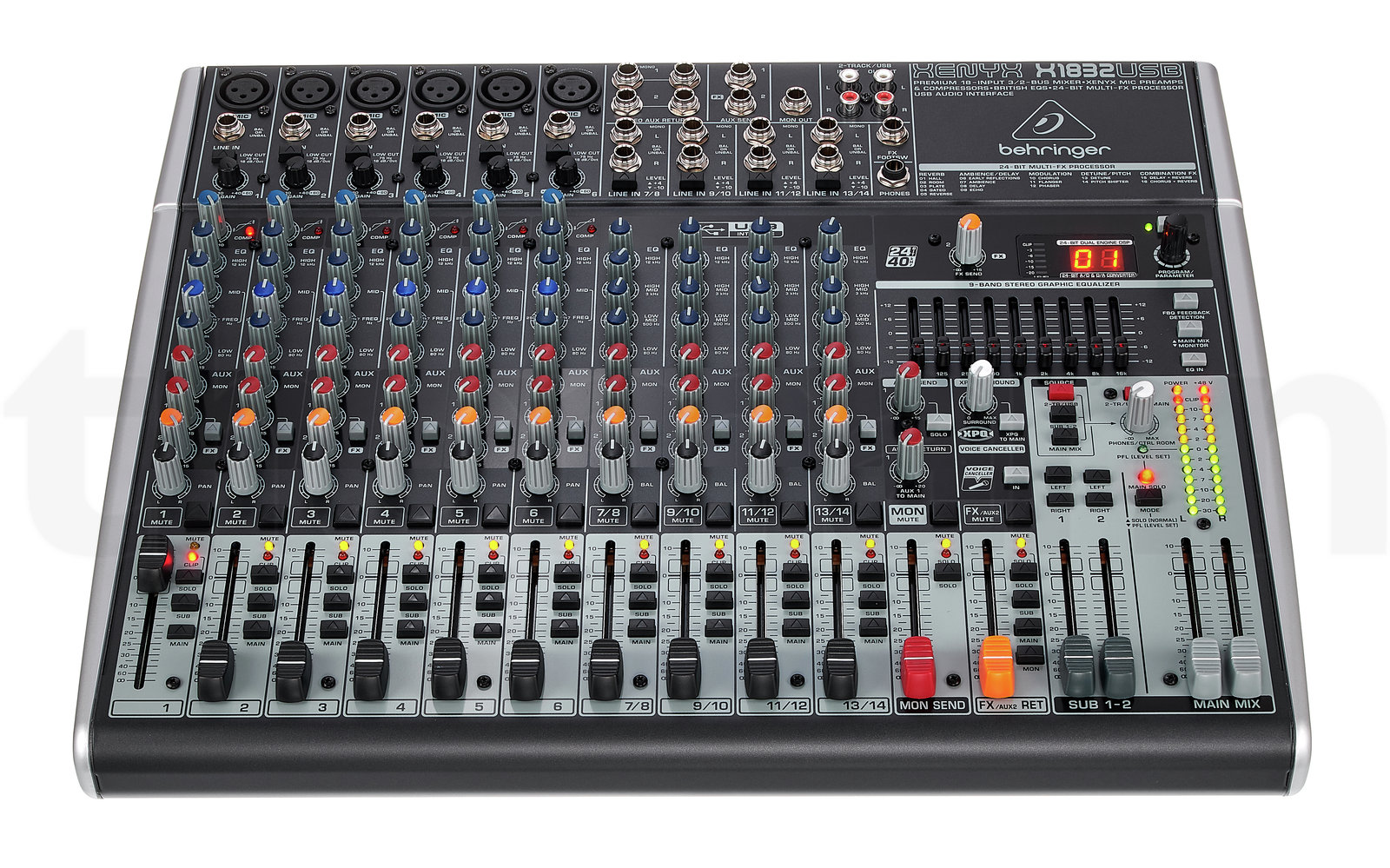 מיקסר Behringer Xenyx X1832USB 3 מיקסר Behringer Xenyx X1832USB — תמונה 3