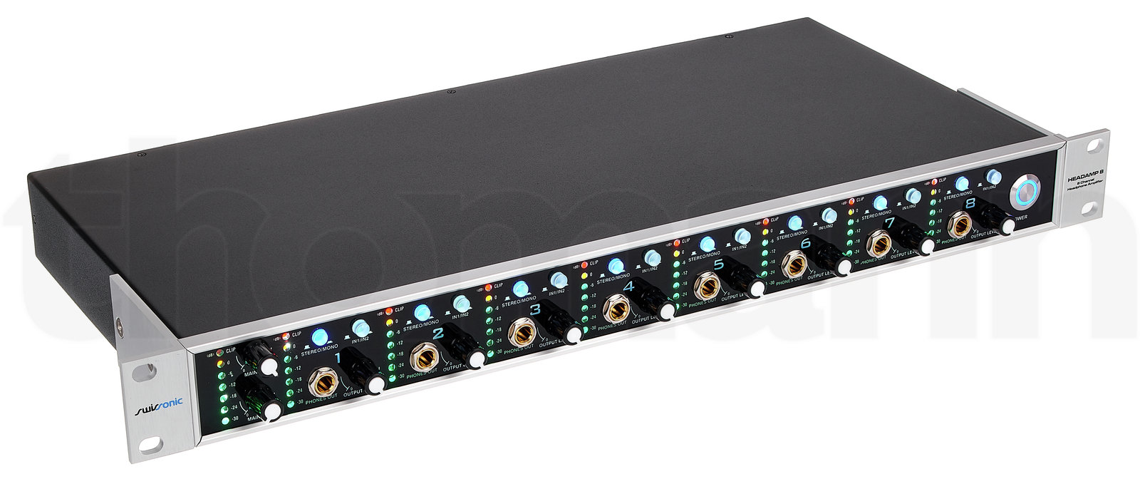 מגבר אוזניות Swissonic Headamp 8 4 מגבר אוזניות Swissonic Headamp 8 — תמונה 4