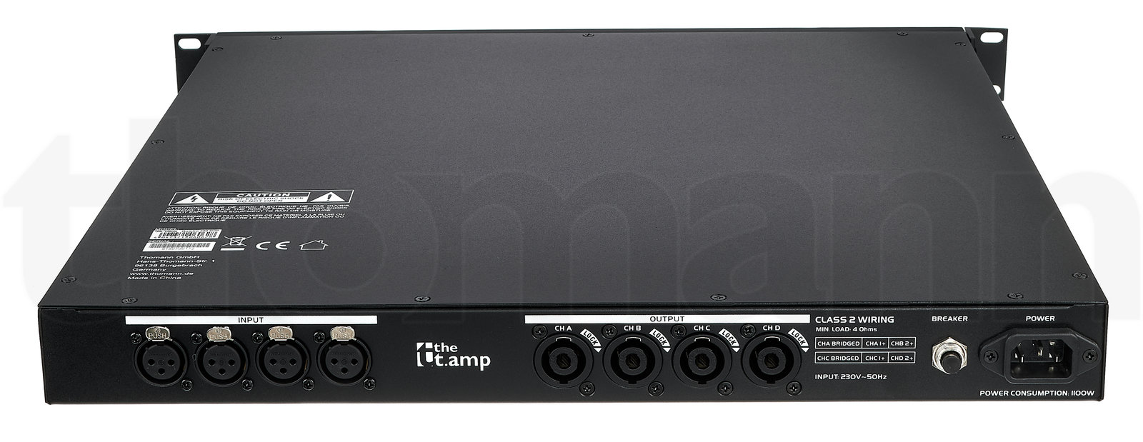 מגבר הספק the t.amp Quadro 500 DSP 5 מגבר הספק the t.amp Quadro 500 DSP — תמונה 5