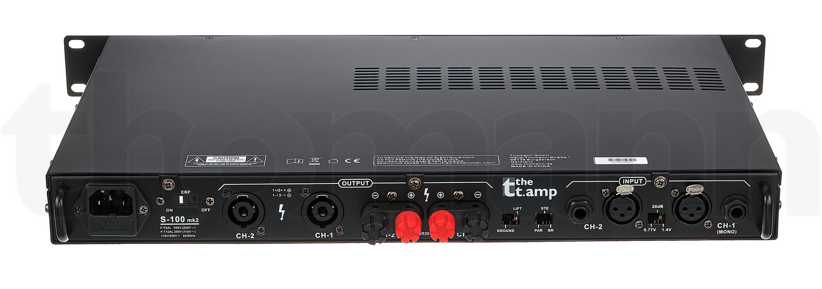מגבר הספק the t.amp S-100 MK II 5 מגבר הספק the t.amp S-100 MK II — תמונה 5