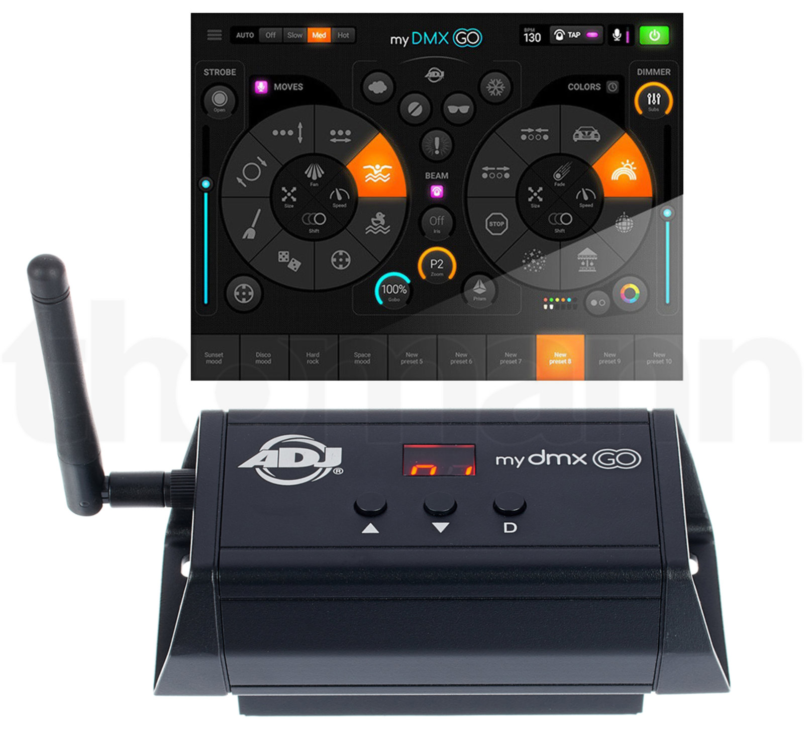 בקר תאורה ADJ mydmx GO 2 בקר תאורה ADJ mydmx GO — תמונה 2