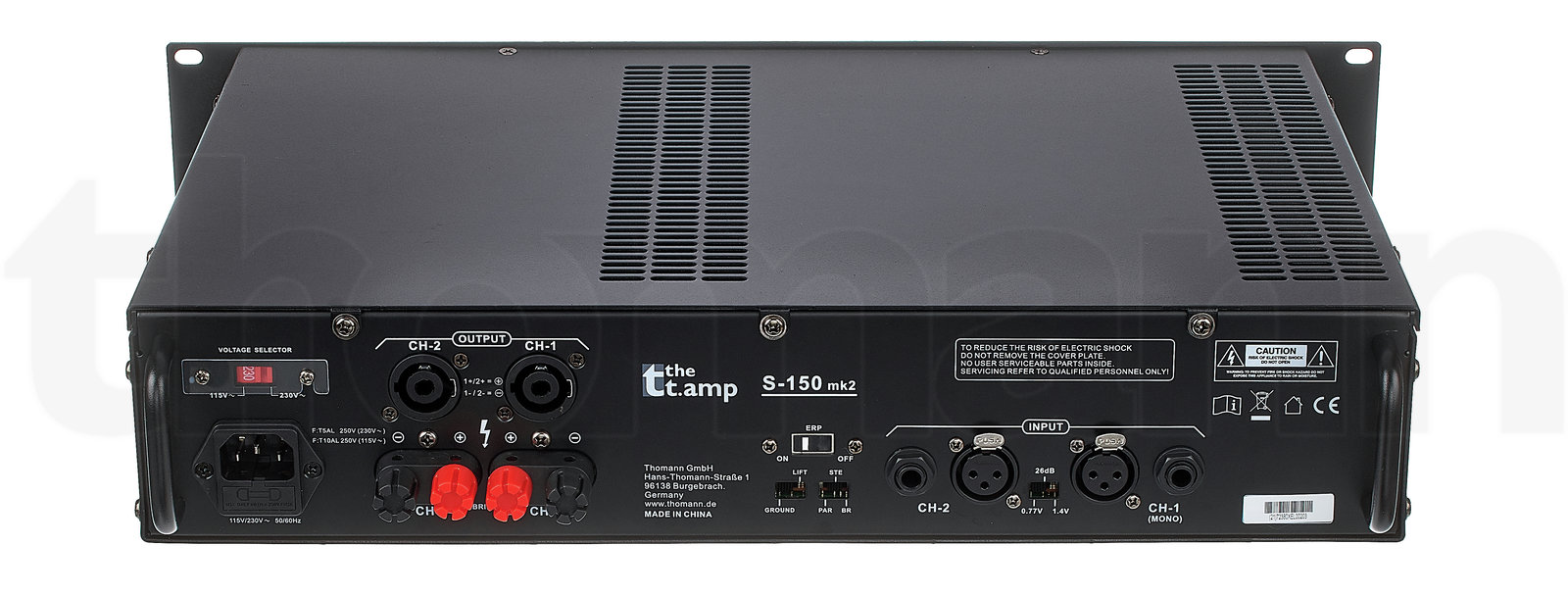 מגבר הספק the t.amp S-150 MK II 5 מגבר הספק the t.amp S-150 MK II — תמונה 5