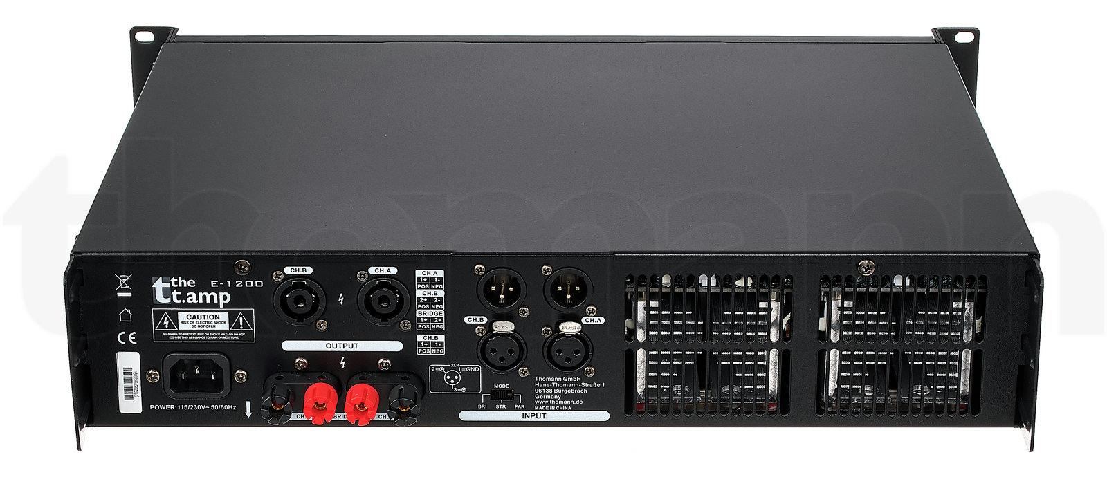 מגבר הספק the t.amp E-1200 5 מגבר הספק the t.amp E-1200 — תמונה 5