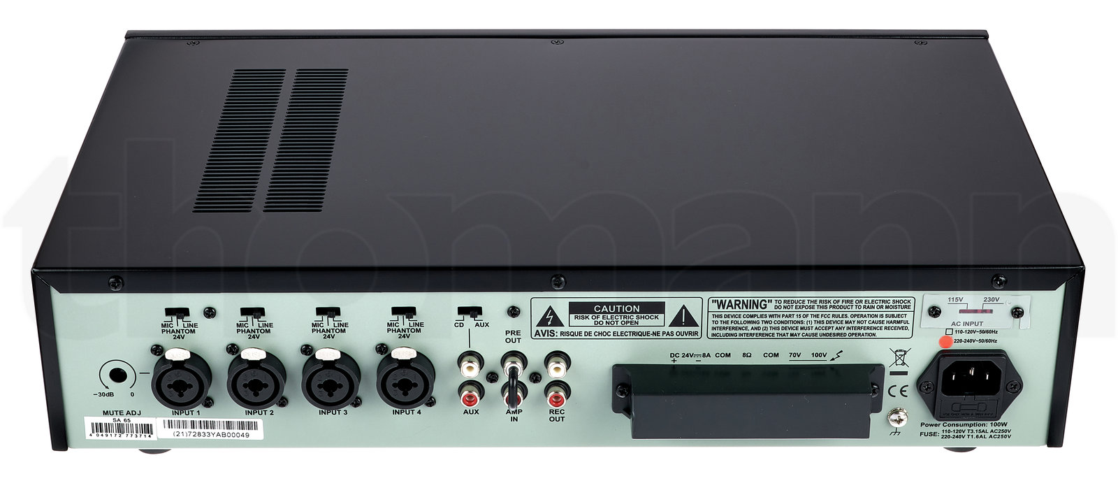 מגבר הספק Swissonic SA 65 5 מגבר הספק Swissonic SA 65 — תמונה 5