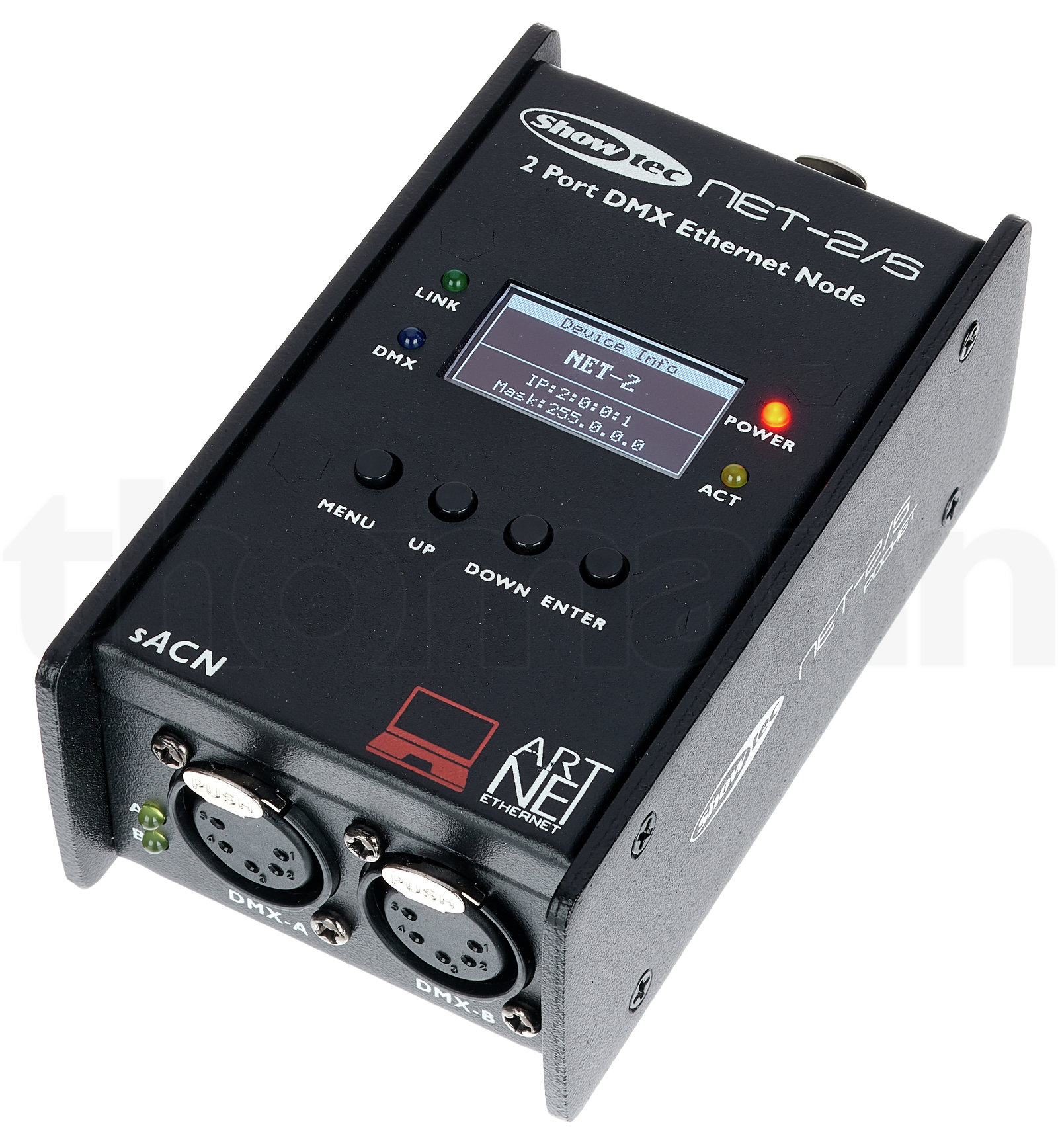 בקר תאורה Showtec NET-2/5 Pocket 2 בקר תאורה Showtec NET-2/5 Pocket — תמונה 2