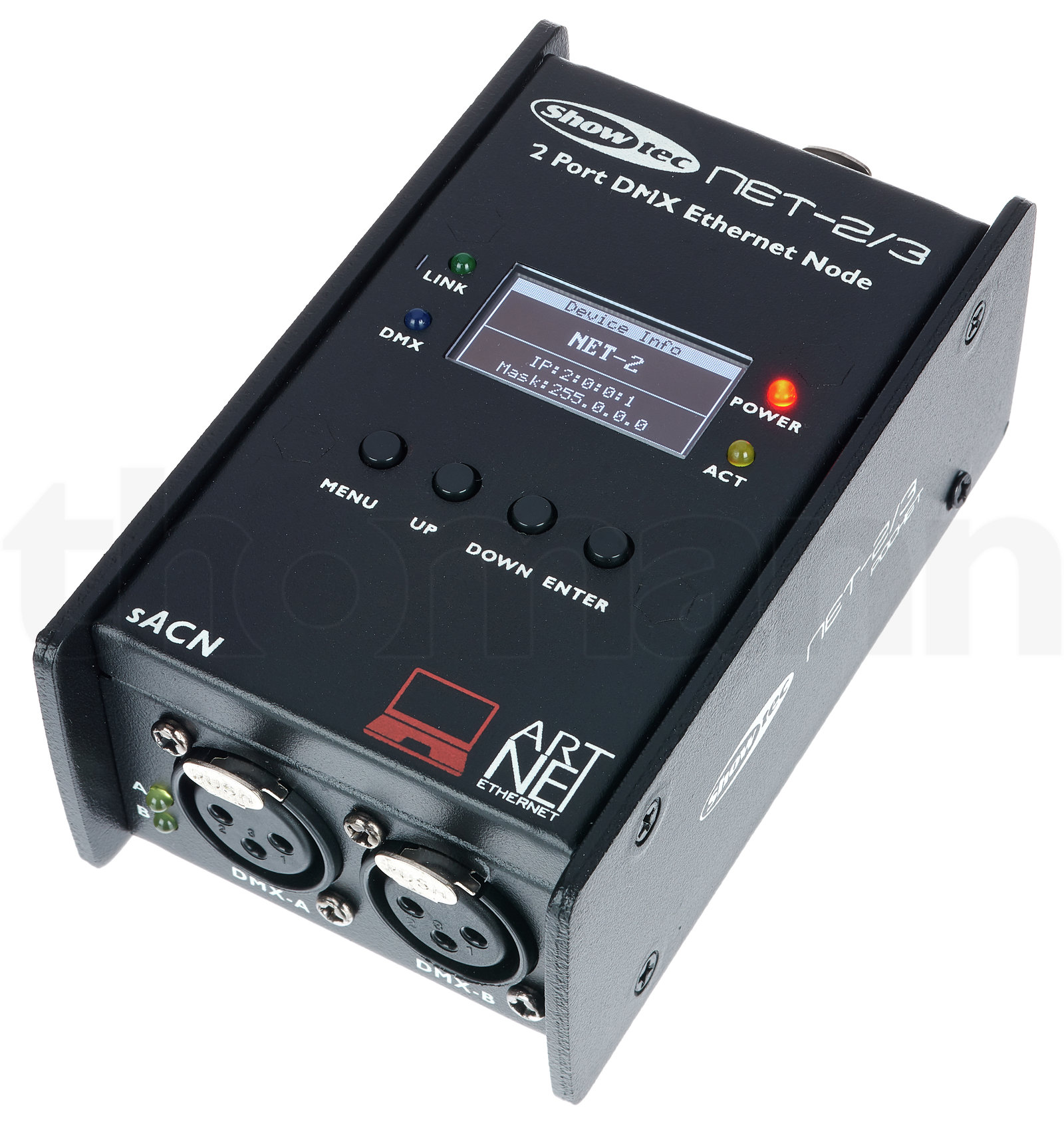 בקר תאורה Showtec NET-2/3 Pocket 2 בקר תאורה Showtec NET-2/3 Pocket — תמונה 2