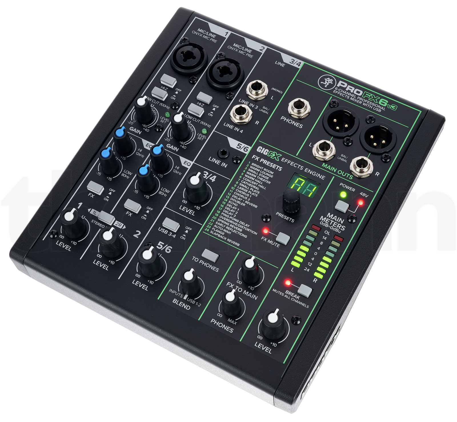 מיקסר Mackie ProFX6v3 2 מיקסר Mackie ProFX6v3 — תמונה 2