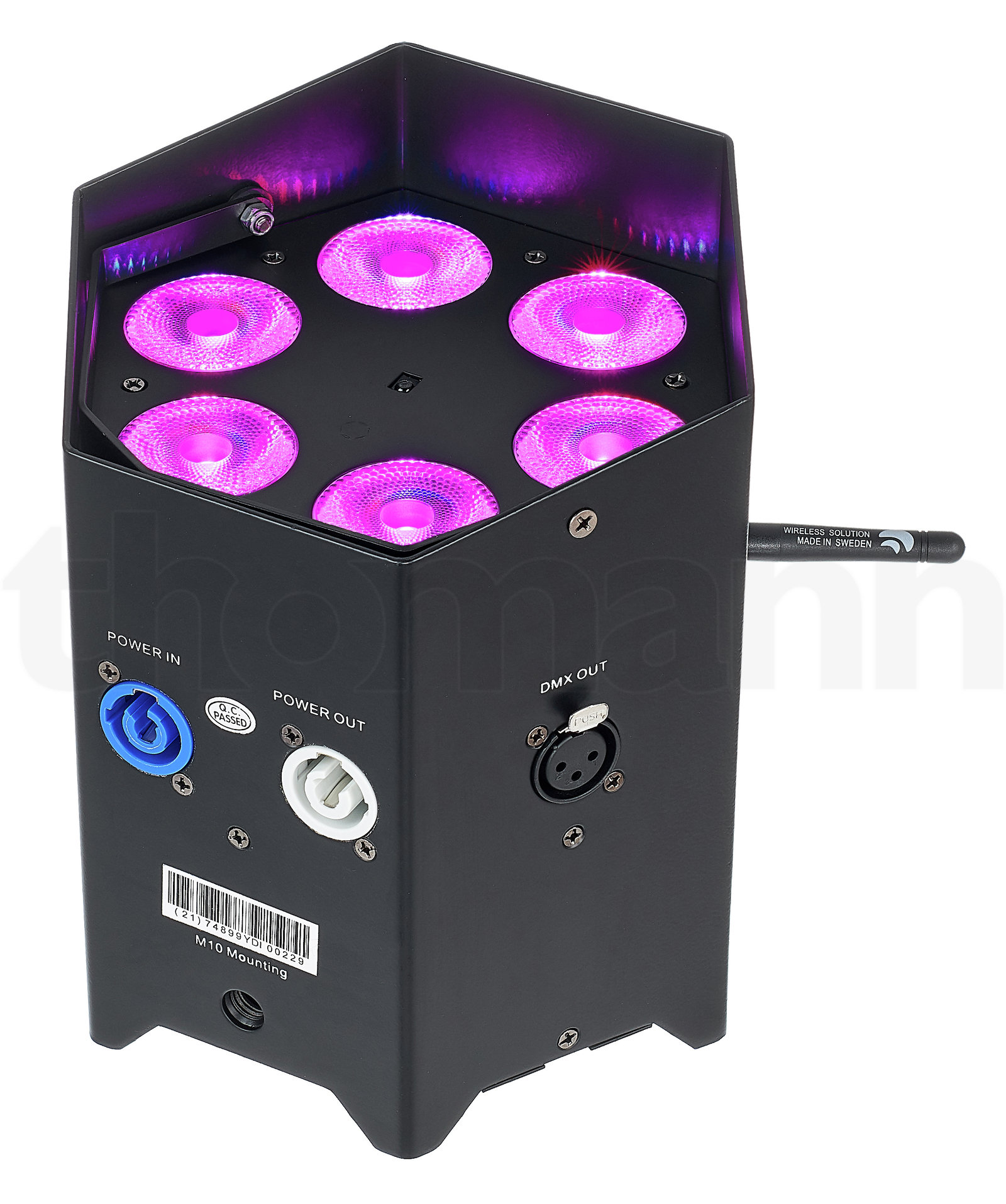 פנס PAR LED Stairville BEL6 Battery Event Light 6x15W 2 פנס PAR LED Stairville BEL6 Battery Event Light 6x15W — תמונה 2