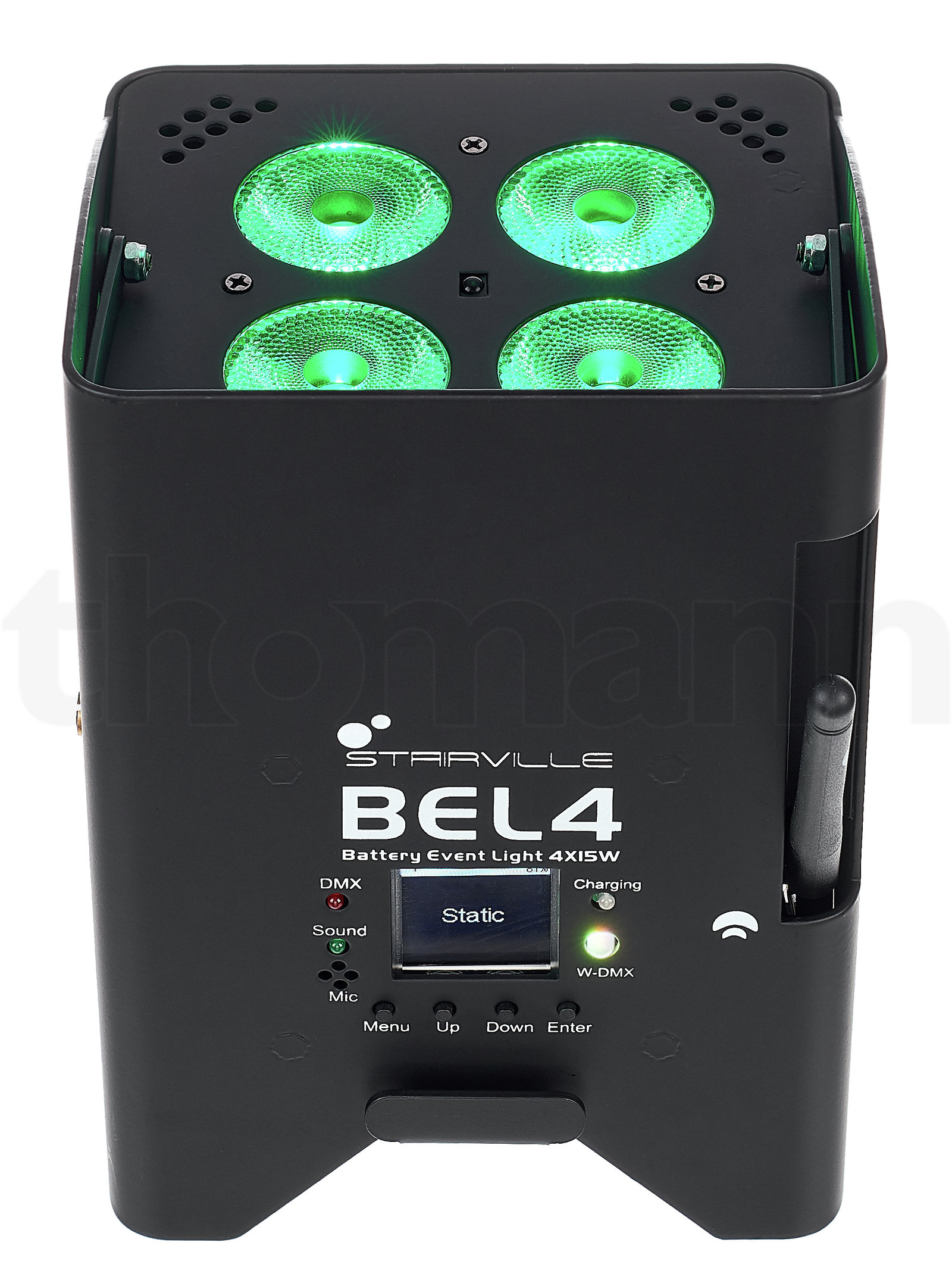 פנס PAR LED Stairville BEL4 Battery Event Light 4x15W 5 פנס PAR LED Stairville BEL4 Battery Event Light 4x15W — תמונה 5