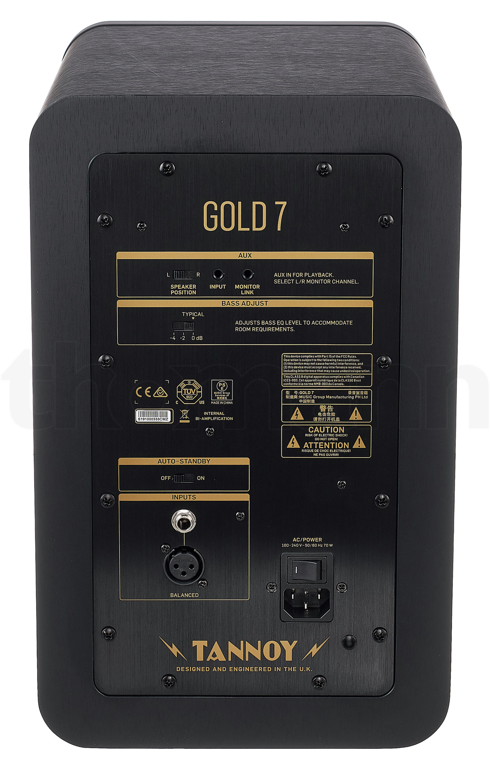 מוניטור אולפן Tannoy Gold 7 5 מוניטור אולפן Tannoy Gold 7 — תמונה 5