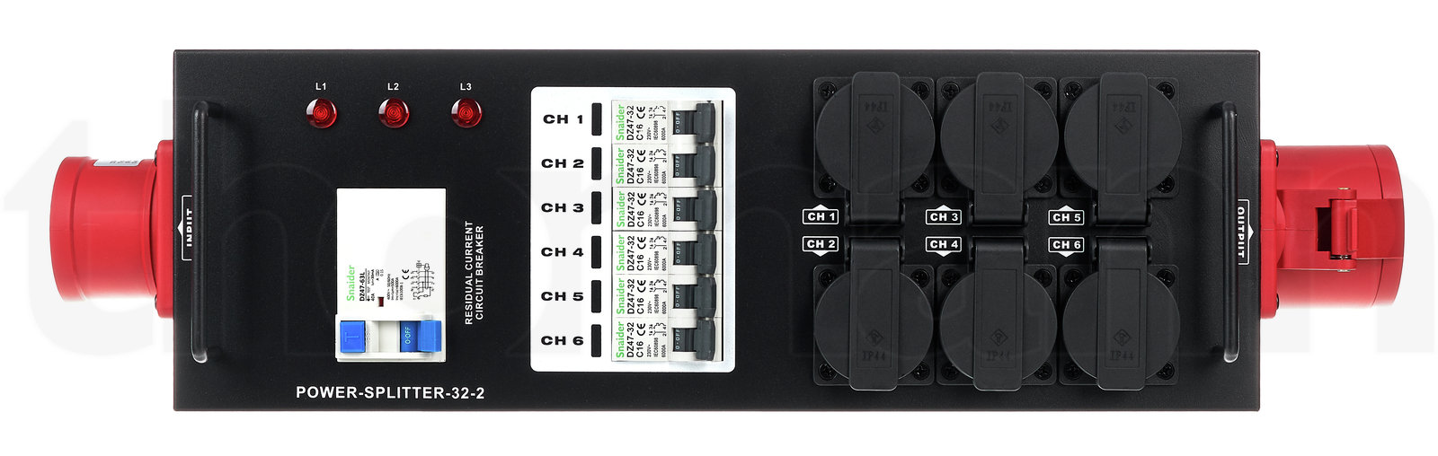 מפצל ומחלק זרם CEE Botex Power Splitter 32-2 6 מפצל ומחלק זרם CEE Botex Power Splitter 32-2 — תמונה 6