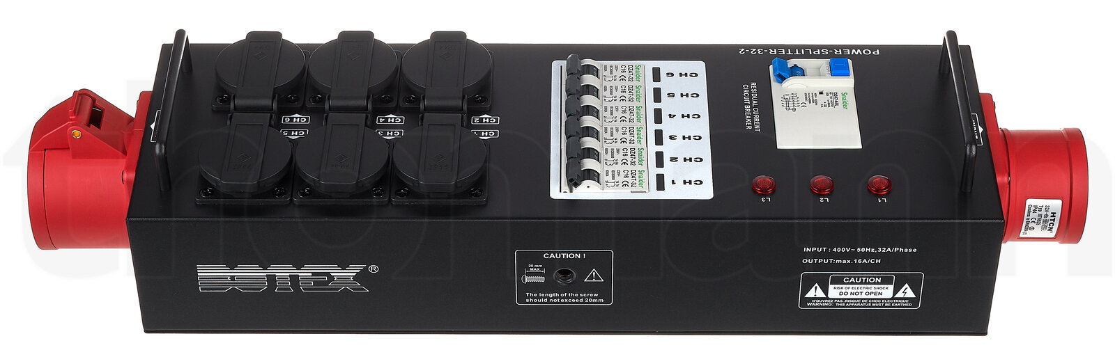 מפצל ומחלק זרם CEE Botex Power Splitter 32-2 5 מפצל ומחלק זרם CEE Botex Power Splitter 32-2 — תמונה 5