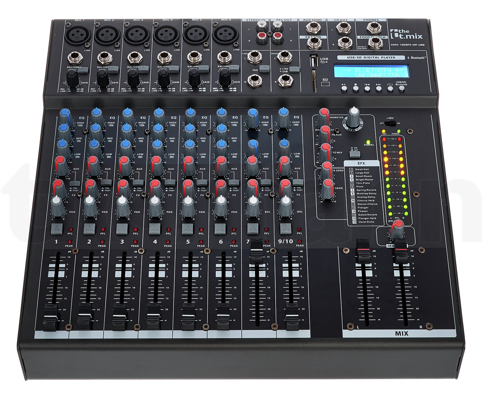 מיקסר the t.mix xmix 1202 FXMP USB 3 מיקסר the t.mix xmix 1202 FXMP USB — תמונה 3