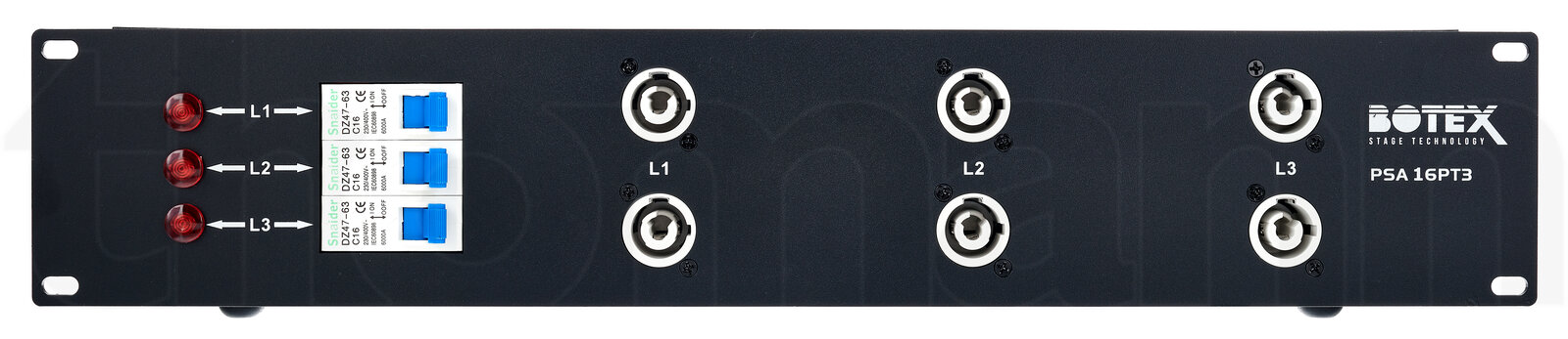 מפצל ומחלק זרם CEE Botex PSA 16PT3 6 מפצל ומחלק זרם CEE Botex PSA 16PT3 — תמונה 6