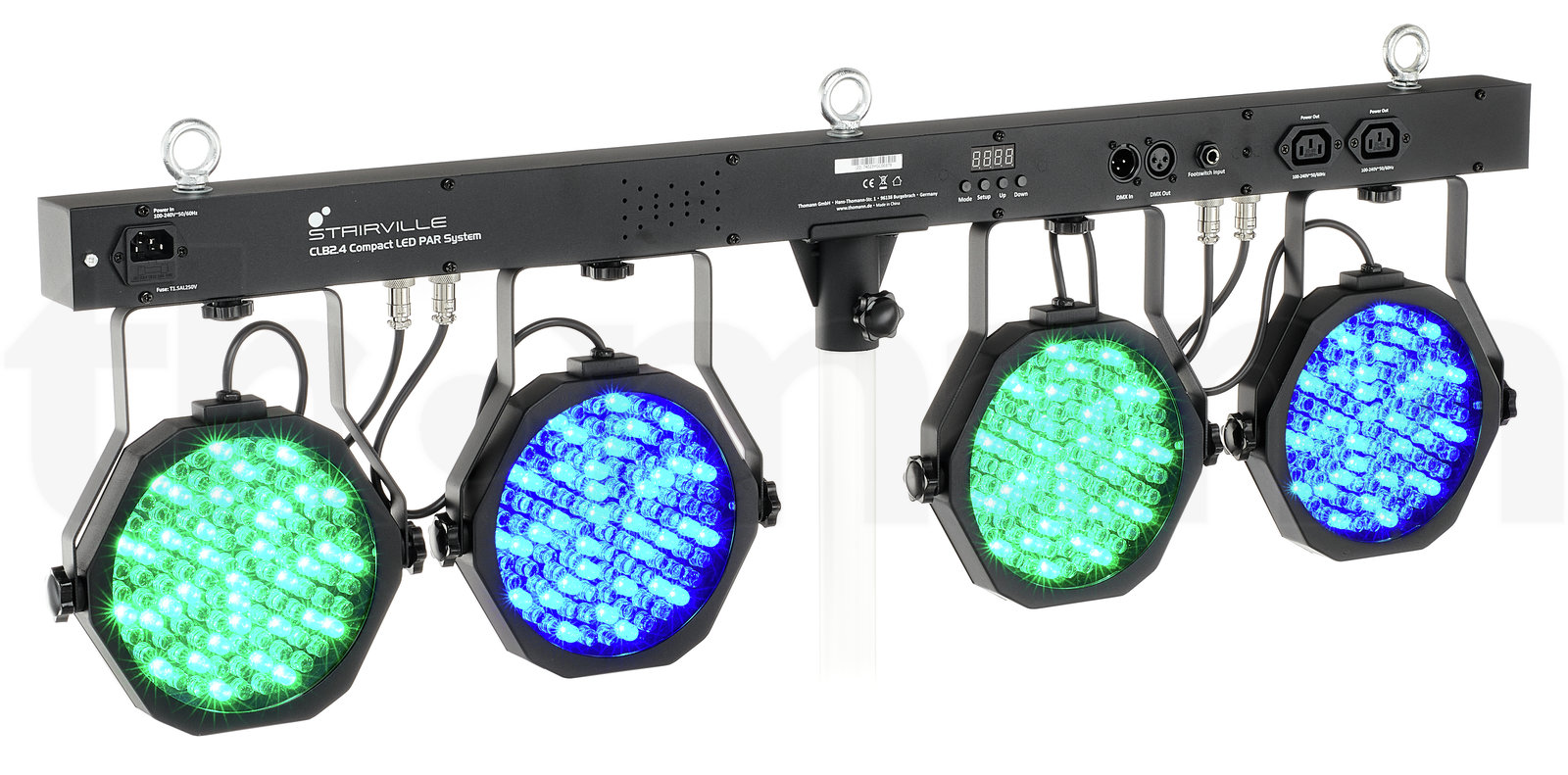 פנס PAR LED Stairville CLB2.4 Compact LED Par System 4 פנס PAR LED Stairville CLB2.4 Compact LED Par System — תמונה 4