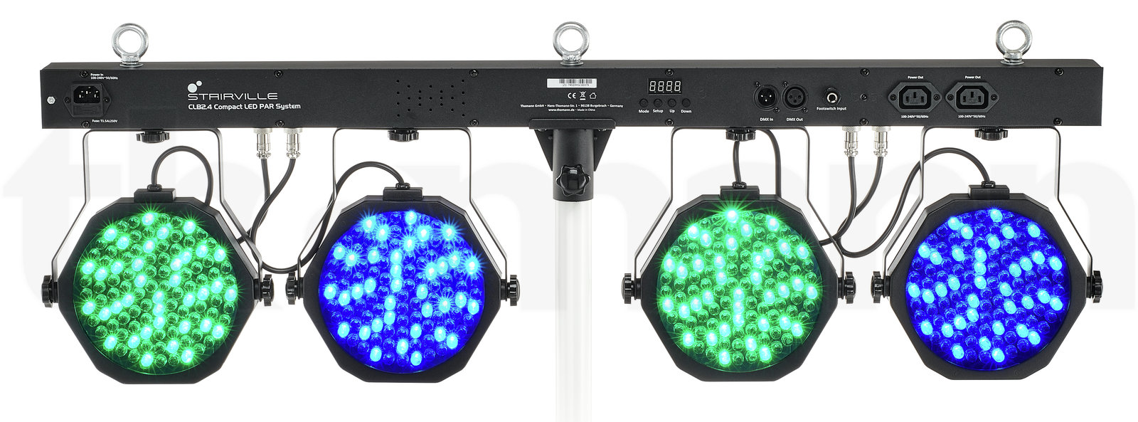 פנס PAR LED Stairville CLB2.4 Compact LED Par System 3 פנס PAR LED Stairville CLB2.4 Compact LED Par System — תמונה 3