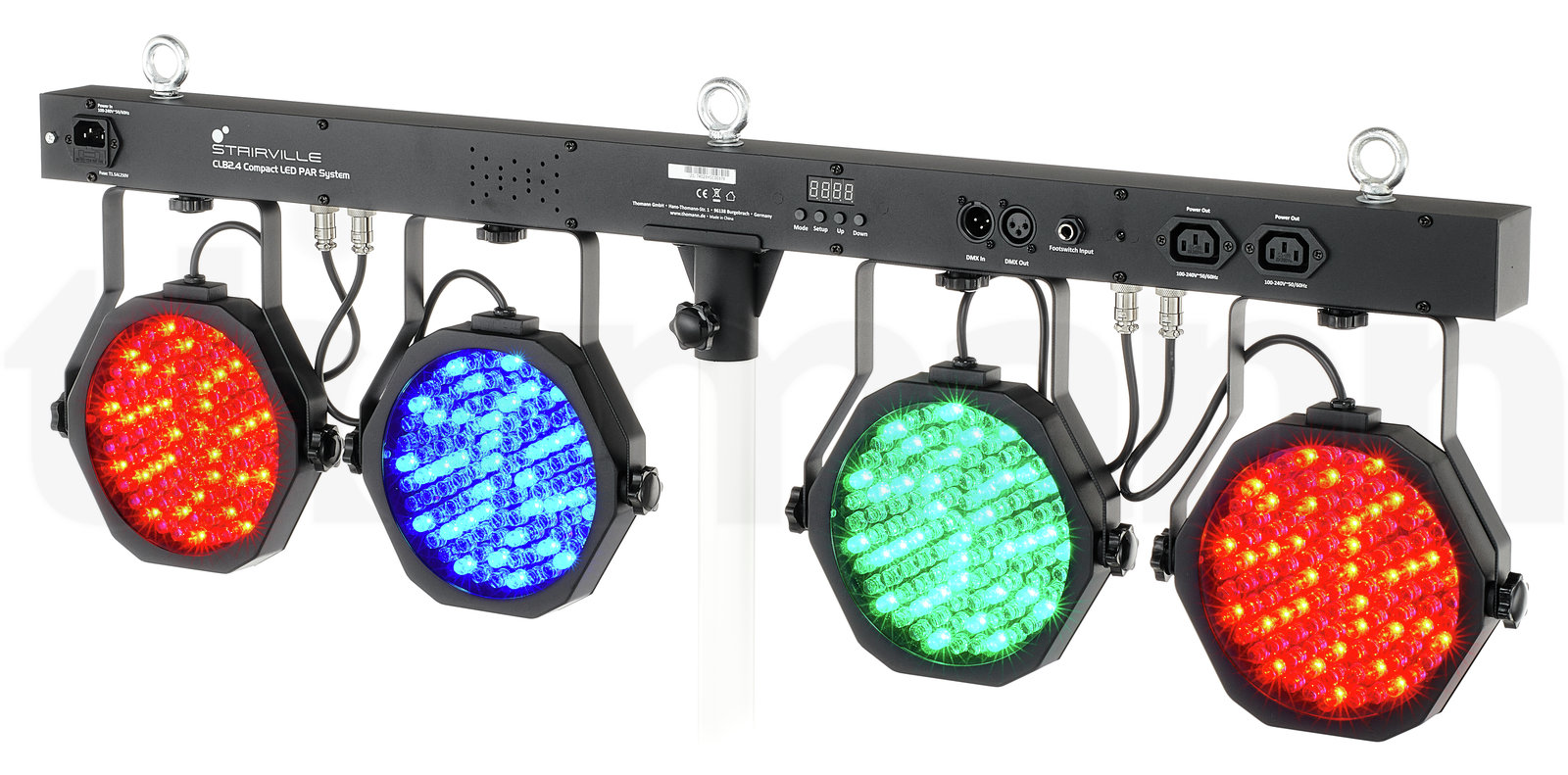 פנס PAR LED Stairville CLB2.4 Compact LED Par Bundle 2 פנס PAR LED Stairville CLB2.4 Compact LED Par Bundle — תמונה 2