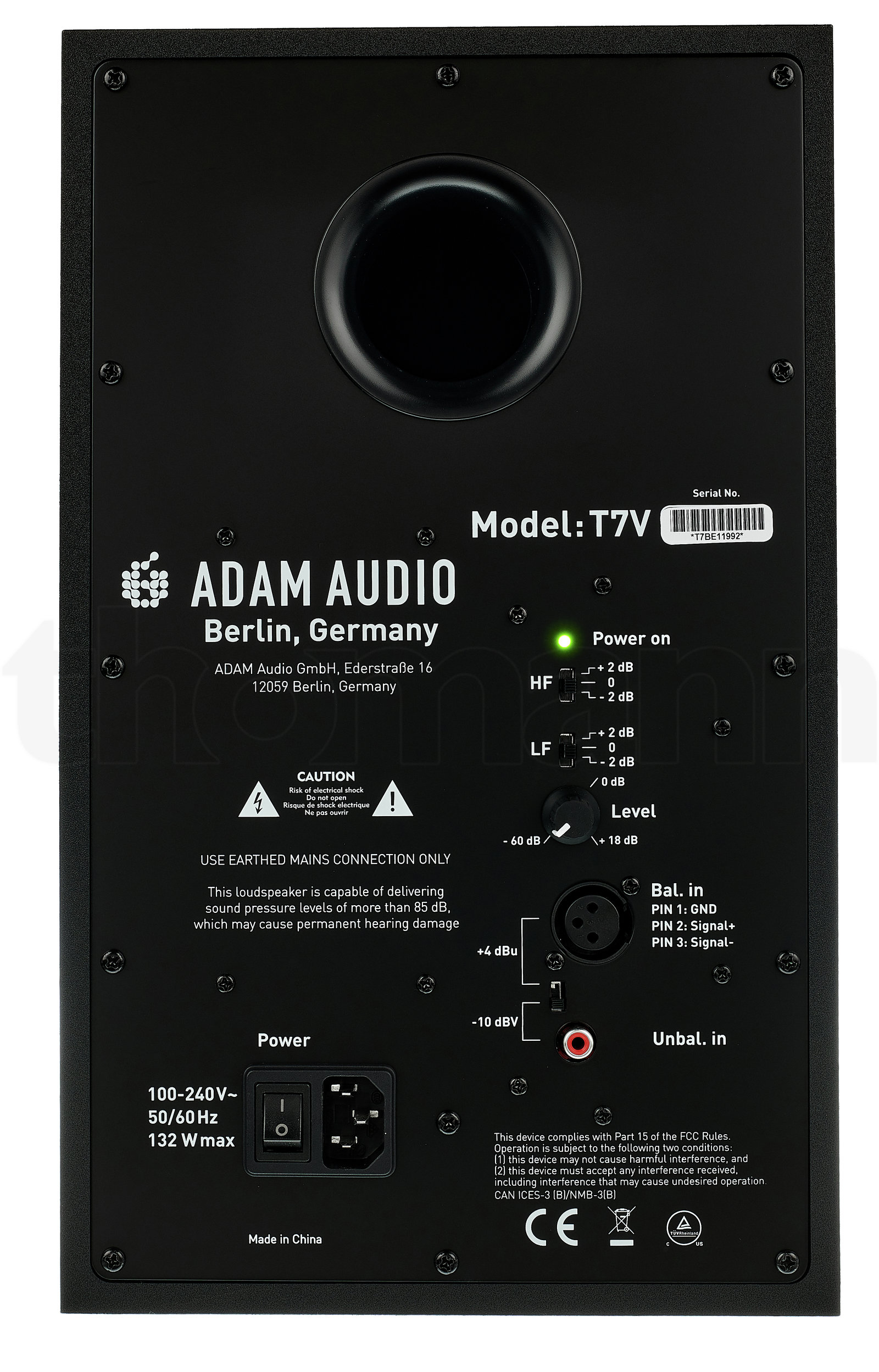 מוניטור אולפן ADAM Audio T7V ISO Pad Bundle 6 מוניטור אולפן ADAM Audio T7V ISO Pad Bundle — תמונה 6