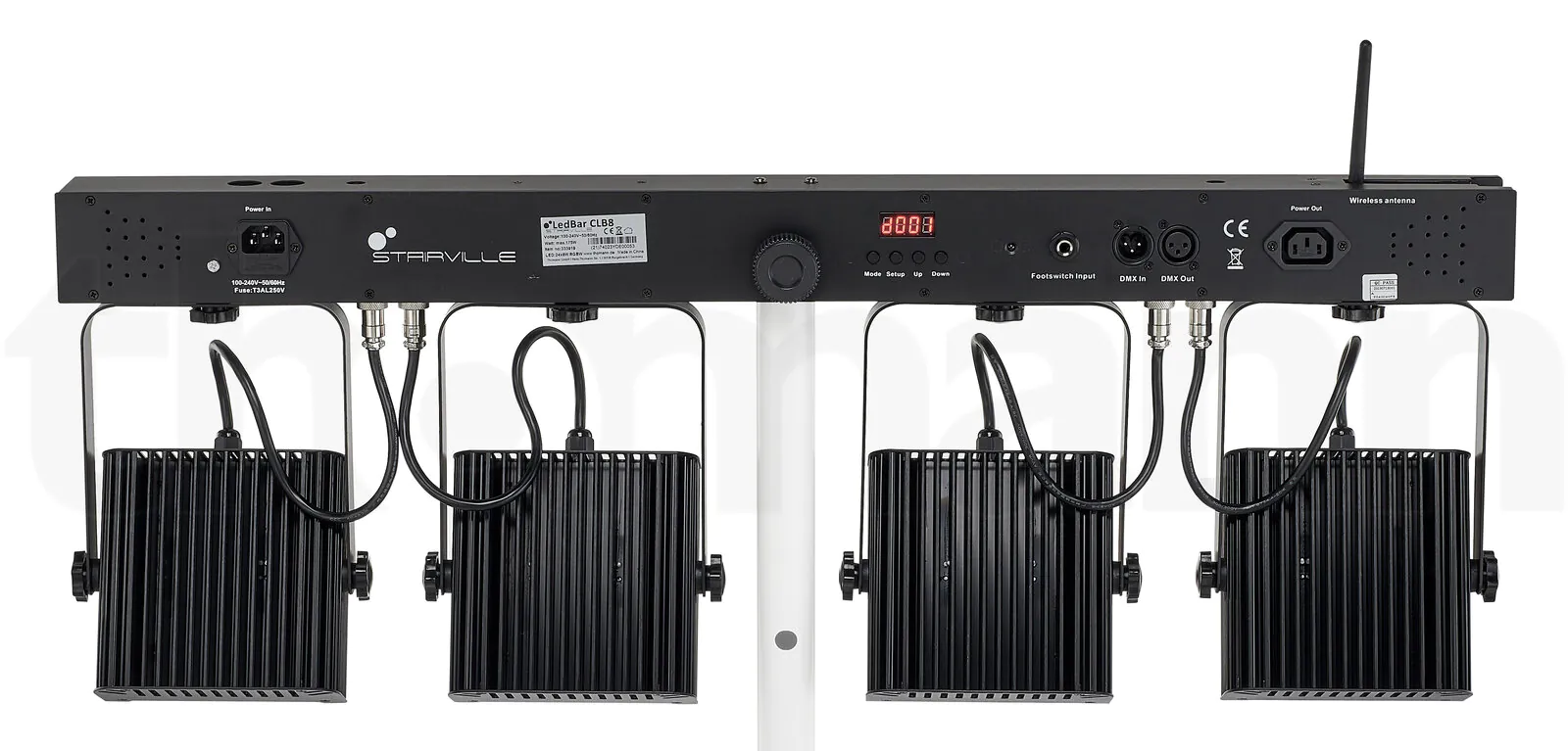 פנס PAR LED Stairville CLB8 Compact LED Bar 8 Bundle 4 פנס PAR LED Stairville CLB8 Compact LED Bar 8 Bundle — תמונה 4