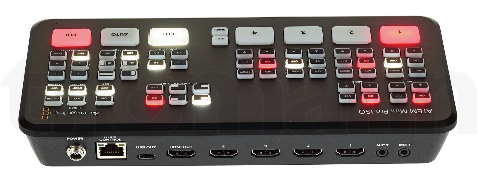 ציוד וידאו Blackmagic Design ATEM Mini Pro ISO 5 ציוד וידאו Blackmagic Design ATEM Mini Pro ISO — תמונה 5