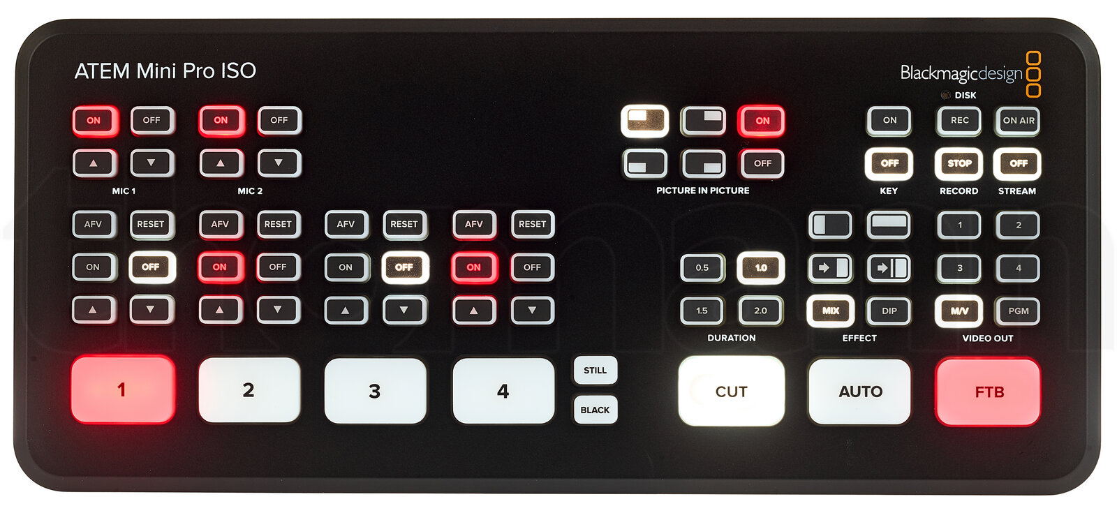 ציוד וידאו Blackmagic Design ATEM Mini Pro ISO Bundle 6 ציוד וידאו Blackmagic Design ATEM Mini Pro ISO Bundle — תמונה 6