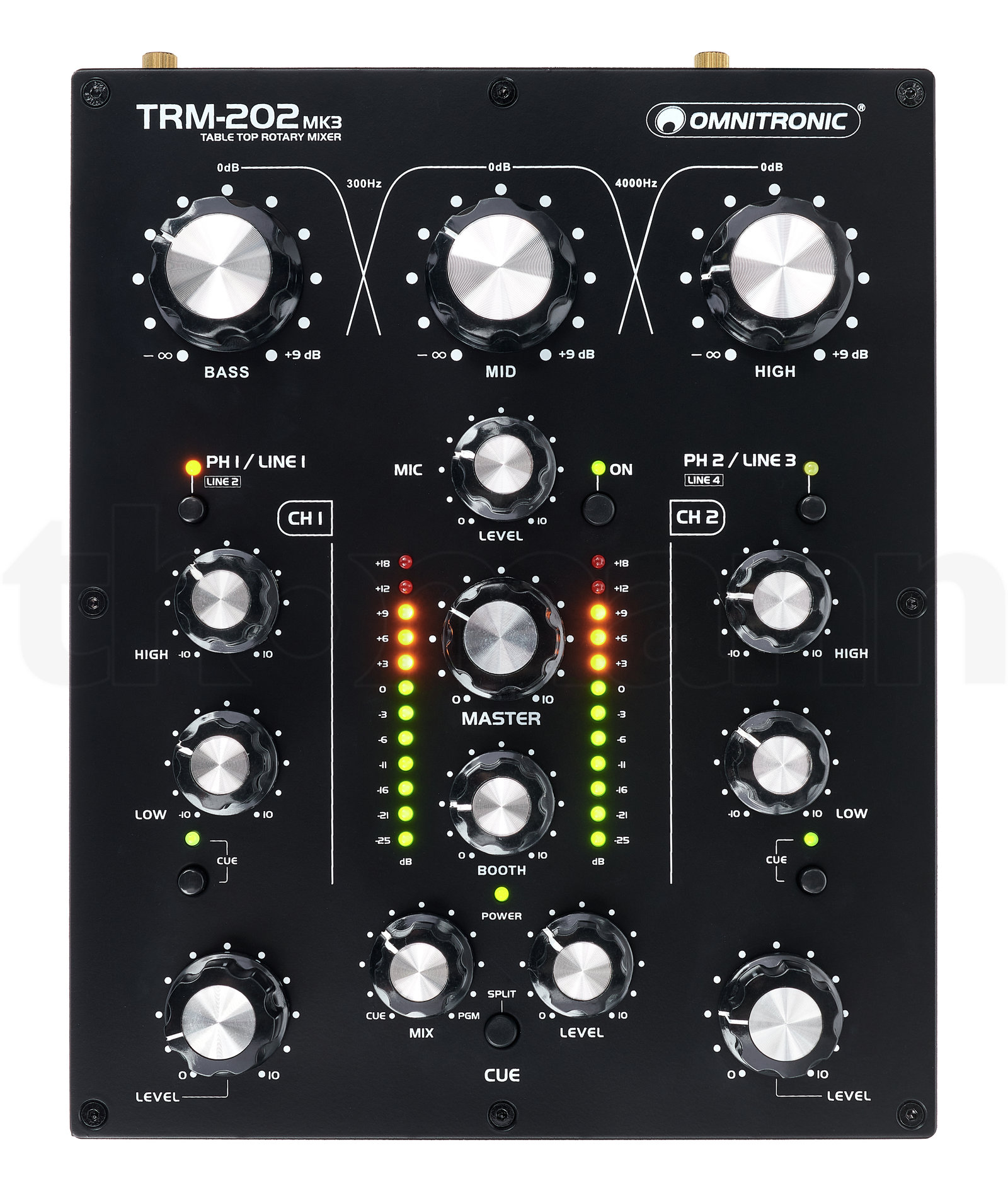 מיקסר DJ Omnitronic TRM-202 MK3 6 מיקסר DJ Omnitronic TRM-202 MK3 — תמונה 6