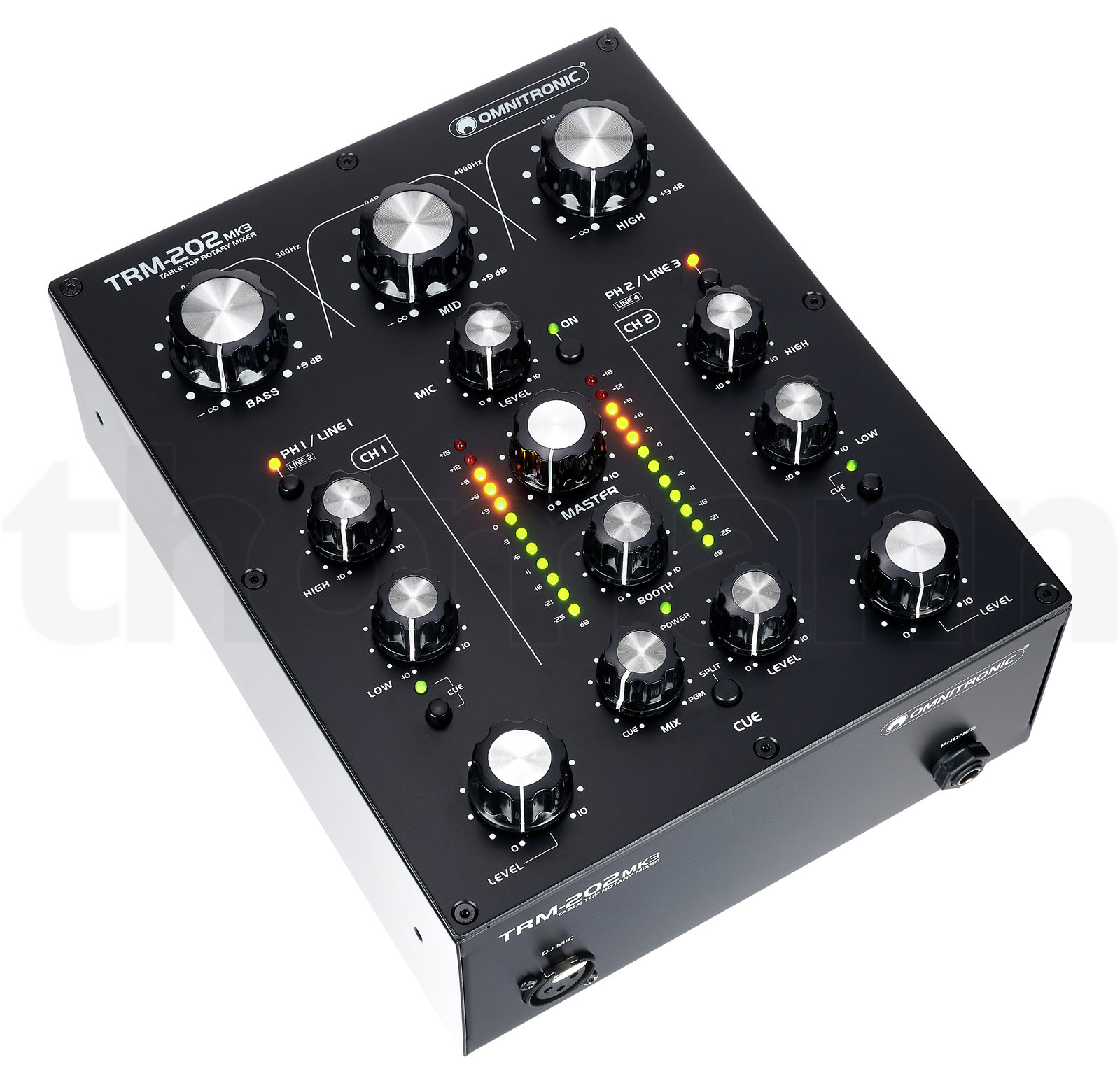 מיקסר DJ Omnitronic TRM-202 MK3 4 מיקסר DJ Omnitronic TRM-202 MK3 — תמונה 4