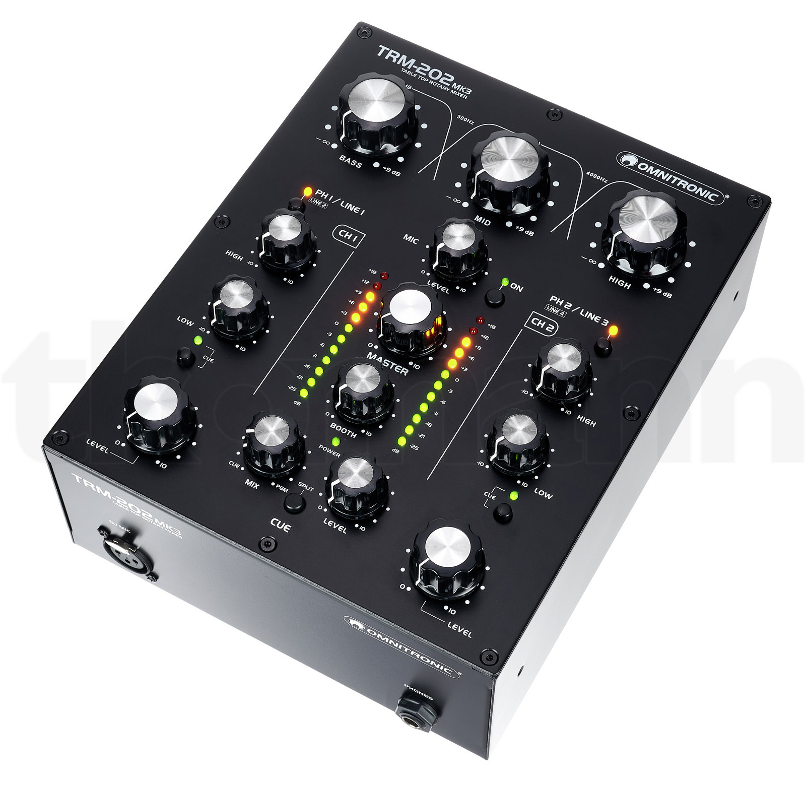 מיקסר DJ Omnitronic TRM-202 MK3 2 מיקסר DJ Omnitronic TRM-202 MK3 — תמונה 2