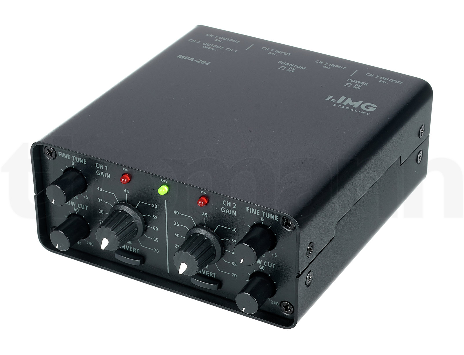 פרה-אמפ מיקרופון IMG Stageline MPA-202 2 פרה-אמפ מיקרופון IMG Stageline MPA-202 — תמונה 2