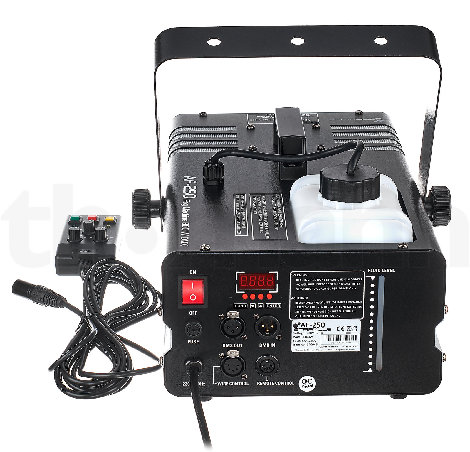 אפקט תאורה Stairville AF-250 Fog Machine 1300W DMX 5 אפקט תאורה Stairville AF-250 Fog Machine 1300W DMX — תמונה 5