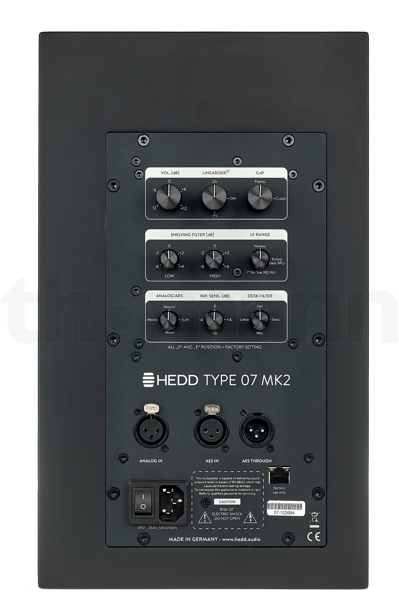 מוניטור אולפן HEDD Type 07 MK2 7 מוניטור אולפן HEDD Type 07 MK2 — תמונה 7