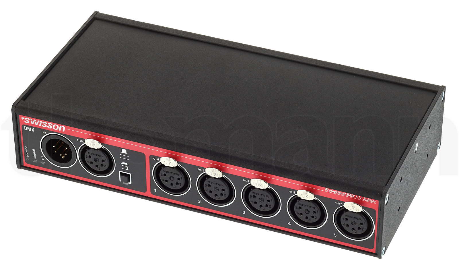 בקר תאורה Swisson XSP-5B DMX-Splitter Box 2 בקר תאורה Swisson XSP-5B DMX-Splitter Box — תמונה 2