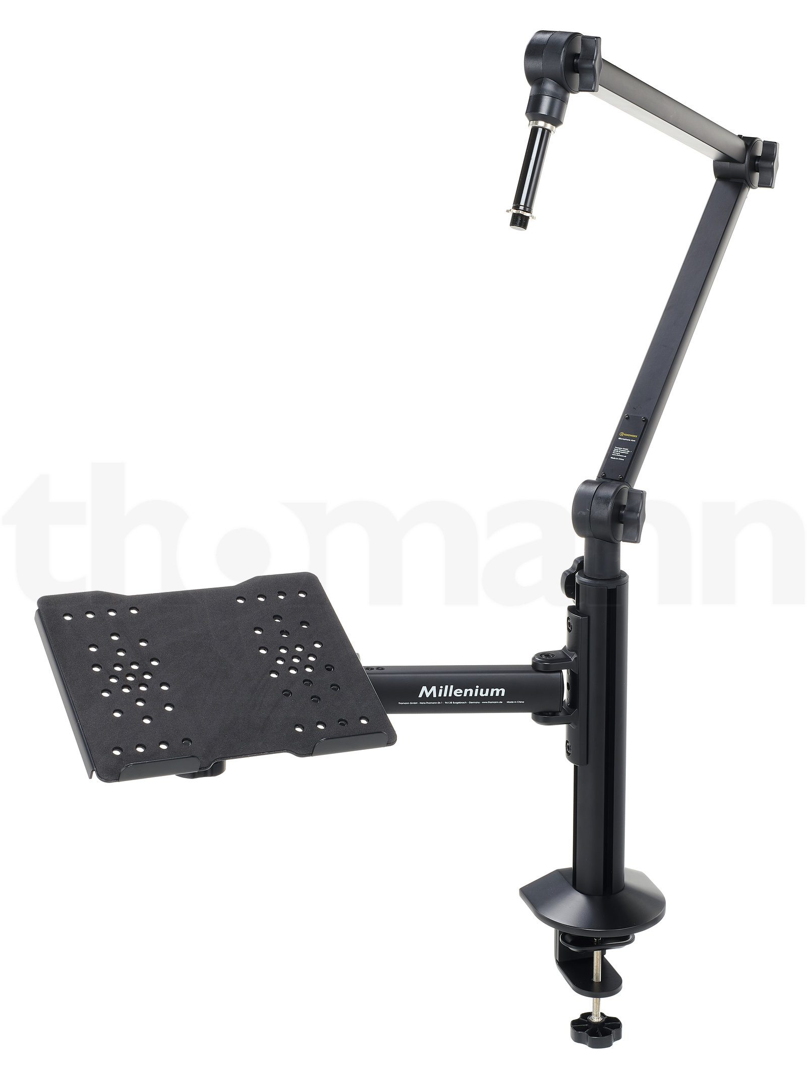 סטנד ומעמד לאולפן Millenium Laptop-Arm Mic Boom Bundle 2 סטנד ומעמד לאולפן Millenium Laptop-Arm Mic Boom Bundle — תמונה 2