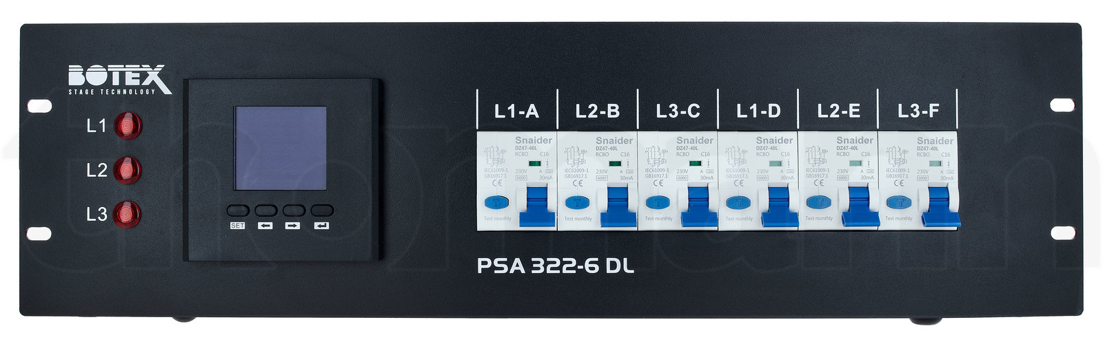 מפצל ומחלק זרם CEE Botex PSA 322-6 DL 6 מפצל ומחלק זרם CEE Botex PSA 322-6 DL — תמונה 6