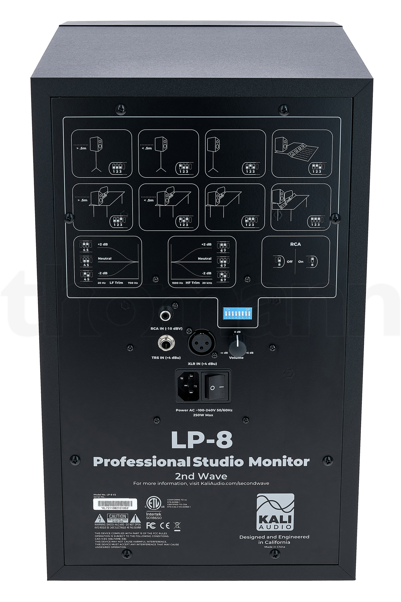 מוניטור אולפן Kali Audio LP-8 2nd Wave 5 מוניטור אולפן Kali Audio LP-8 2nd Wave — תמונה 5