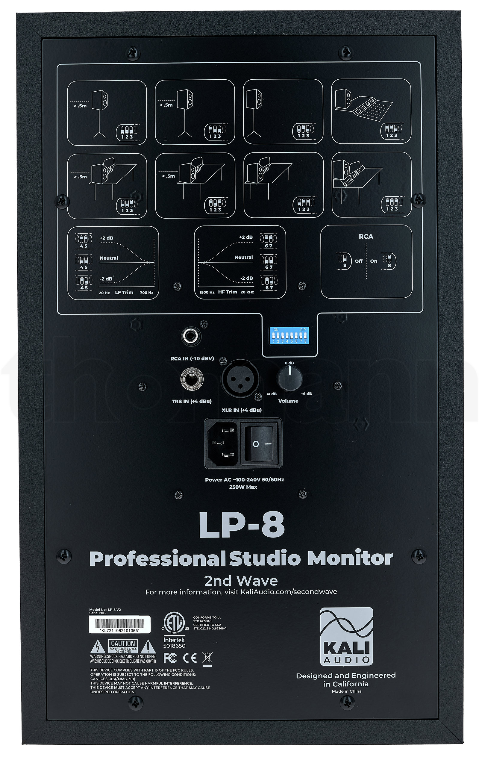 מוניטור אולפן Kali Audio LP-8 2nd Wave 8 מוניטור אולפן Kali Audio LP-8 2nd Wave — תמונה 8