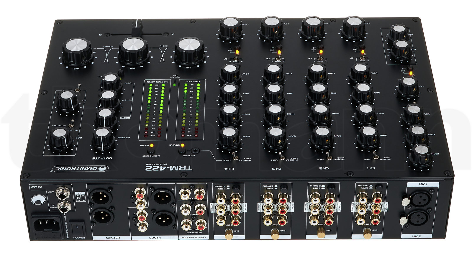מיקסר DJ Omnitronic TRM-422 5 מיקסר DJ Omnitronic TRM-422 — תמונה 5
