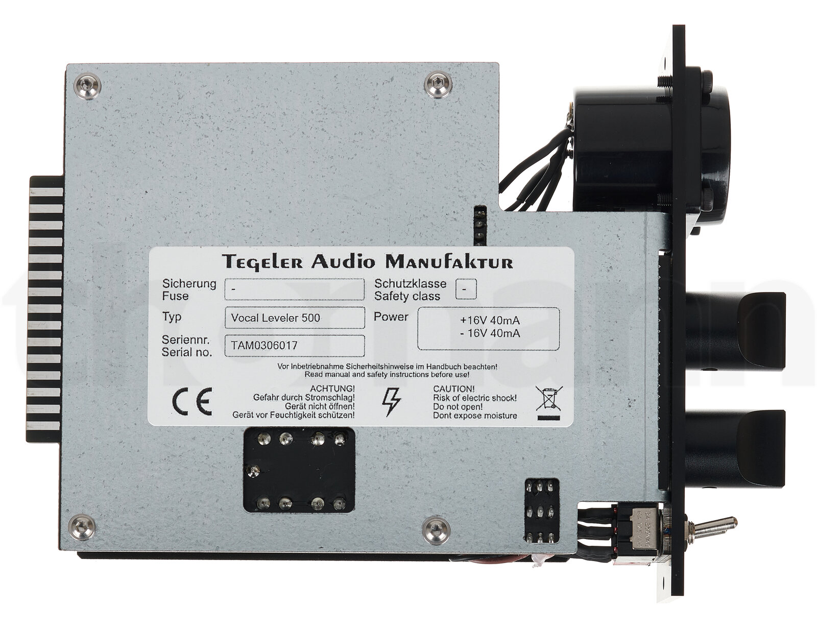 פרה-אמפ מיקרופון Tegeler Vocal Leveler 5 פרה-אמפ מיקרופון Tegeler Vocal Leveler — תמונה 5