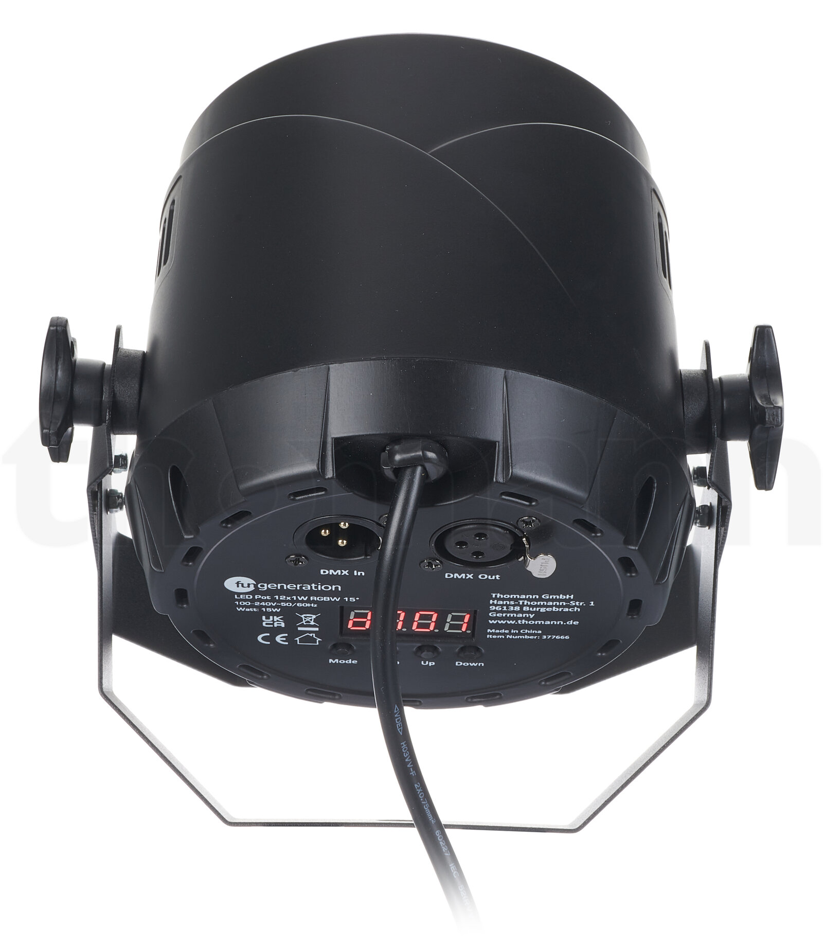 פנס PAR LED Fun Generation LED Pot 12x1W RGBW Bundle 4 פנס PAR LED Fun Generation LED Pot 12x1W RGBW Bundle — תמונה 4