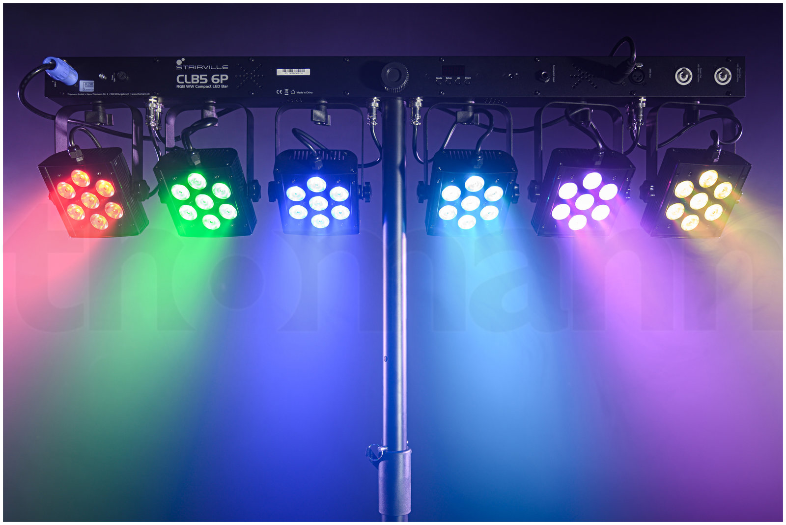 פנס PAR LED Stairville CLB5 6P RGB WW Compact Bundle 6 פנס PAR LED Stairville CLB5 6P RGB WW Compact Bundle — תמונה 6